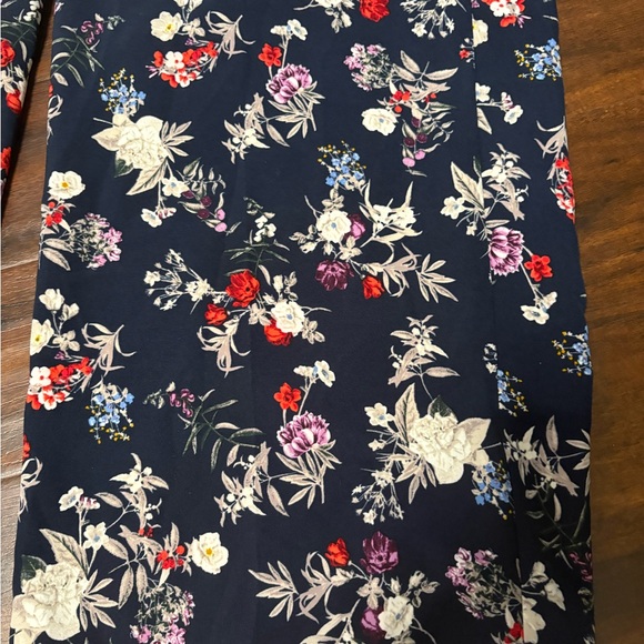Lane Bryant Pants- Navy Floral - Picture 2 of 10